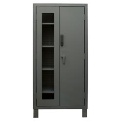 78 in. Heavy Duty Access Control Cabinet, Gray - 1900 lbs