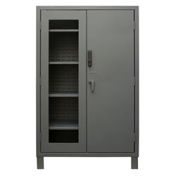78 in. Heavy Duty Access Control Cabinet, Gray - 1200 lbs