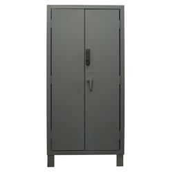 78 in. Heavy Duty Access Control Cabinet, Gray - 1900 lbs
