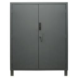 78 in. Heavy Duty Access Control Cabinet, Gray - 1650 lbs
