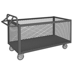 34 in. 4 Sided Mesh Box Truck, Gray - 1200 lbs