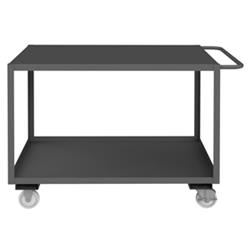 38 in. Rolling Service Cart, Gray - 1200 lbs