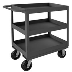 38 in. Rolling Service Cart, Gray - 3600 lbs