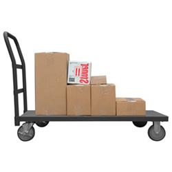 EPT30365PU95 35 in. Platform Trucks with Polyurethane Casters, Gray - 1400 lbs