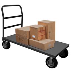 EPT36728PN95 39 in. Platform Trucks with Pneumatic Casters, Gray - 1200 lbs
