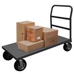 EPT30728PN95 39 in. Platform Trucks with Pneumatic Casters, Gray - 1200 lbs