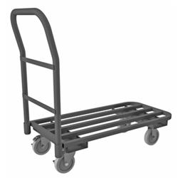 9 in. Platform Trucks with Polyurethane Casters, Gray - 1400 lbs -  GourmetGalley, GO2948903