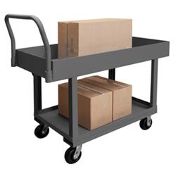 WHPT624485PH95 26 in. Platform Trucks with Phenolic Casters, Gray - 2000 lbs