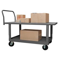 WHPTA30605PH95 25 in. Platform Trucks with Phenolic Casters, Gray - 2000 lbs