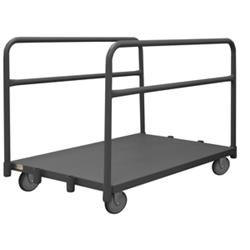 35 in. Platform Trucks with Polyurethane Casters, Gray - 1400 lbs -  GourmetGalley, GO2219668