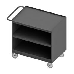 36 in. 14 Gauge Mobile Bench Cabinets, Gray