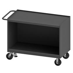 38 in. 14 Gauge Mobile Bench Cabinets, Gray