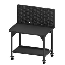 48 in. Mobile Work Benches, Gray - 4000 lbs