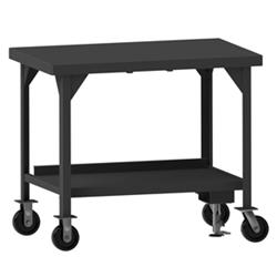 HDWBMFL-3048-6PH-95 42 in. Heavy Duty Mobile Workbench, Gray - 3600 lbs -  Durham