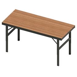 WBF-TH-3684-95 10 in. Folding Leg Work Bench with Tempered Hard Board Over Steel Top, Gray - 2000 lbs