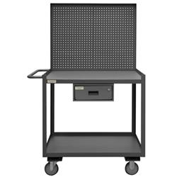 68 in. Mobile Work Stations, Gray - 1200 lbs