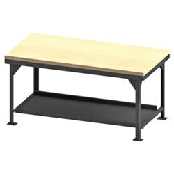 36 in. Mobile Work Stations, Gray - 12000 lbs
