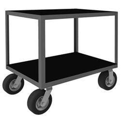 34 in. Rolling Instrument Cart, Gray - 1200 lbs
