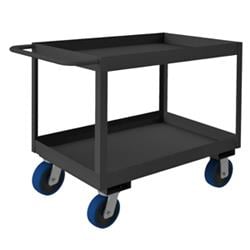 38 in. Rolling Service Cart, Gray - 3600 lbs
