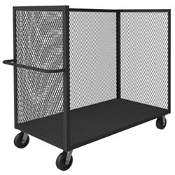 56 in. 3 Sided Mesh Truck, Gray - 2000 lbs