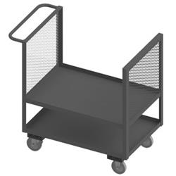 40 in. Steel Mesh Truck, Gray - 1200 lbs