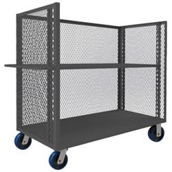 56 in. 3 Sided Mesh Truck, Gray - 3600 lbs
