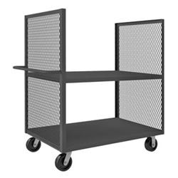 56 in. Steel Mesh Truck, Gray - 2000 lbs