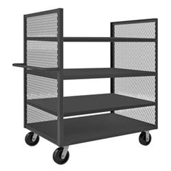 56 in. Steel Mesh Truck, Gray - 2000 lbs