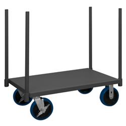 11 in. Pipe Stake Truck, Gray - 3600 lbs
