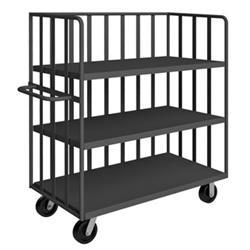 58 in. Open Portable Truck, Gray - 3000 lbs