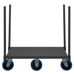 9 in. Pipe Stake Truck, Gray - 3600 lbs