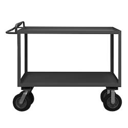 47 in. Rolling Service Cart, Gray - 1200 lbs