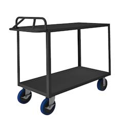 48 in. Rolling Service Cart, Gray - 3600 lbs