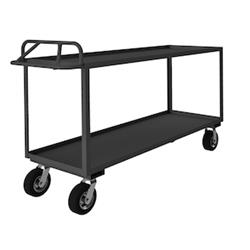 47 in. Rolling Service Cart, Gray - 1200 lbs