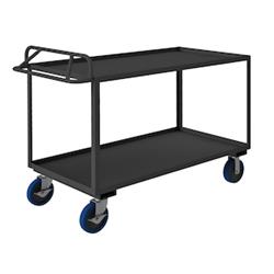 48 in. Rolling Service Cart, Gray - 3600 lbs