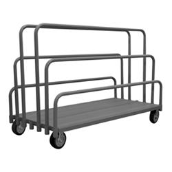 APT-2460-6MR-95 45 in. Adjustable Panel Moving Trucks, Gray - 2000 lbs