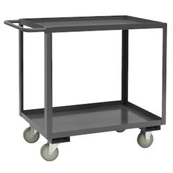 38 in. Rolling Service Cart, Gray - 1200 lbs
