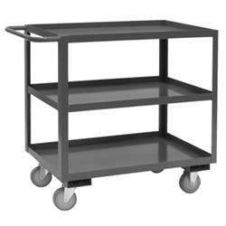 38 in. Rolling Service Cart, Gray - 1200 lbs