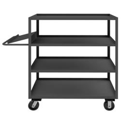 60 in. Order Picking Cart, Gray - 3000 lbs