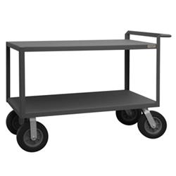 38 in. Rolling Service Cart, Gray - 1500 lbs