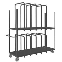 70 in. Adjustable Panel Truck, Gray - 1400 lbs