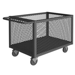 28 in. 4 Sided Mesh Box Truck, Gray - 1400 lbs