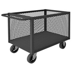 33 in. 4 Sided Mesh Box Truck, Gray - 2000 lbs