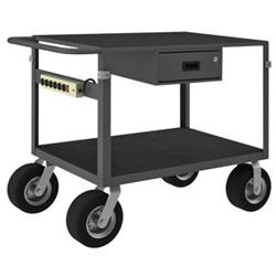 34 in. Instrument Cart, Gray - 1200 lbs