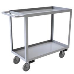 35 in. Stainless 2 Shelves Stock Carts - 1200 lbs