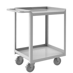 35 in. Stainless 2 Shelves Stock Carts - 1200 lbs