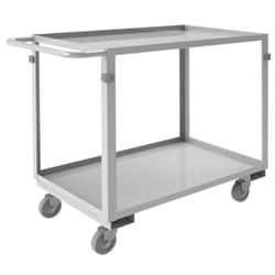 34 in. Stainless Stock Cart,Stainless - 600 lbs