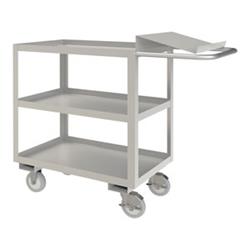 39 in. Stainless Order Picking Cart - 1200 lbs