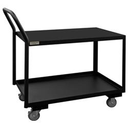 LDO-183040-2-4PU-08T 40 in. Low Deck Service TruckBlack - 1200 lbs