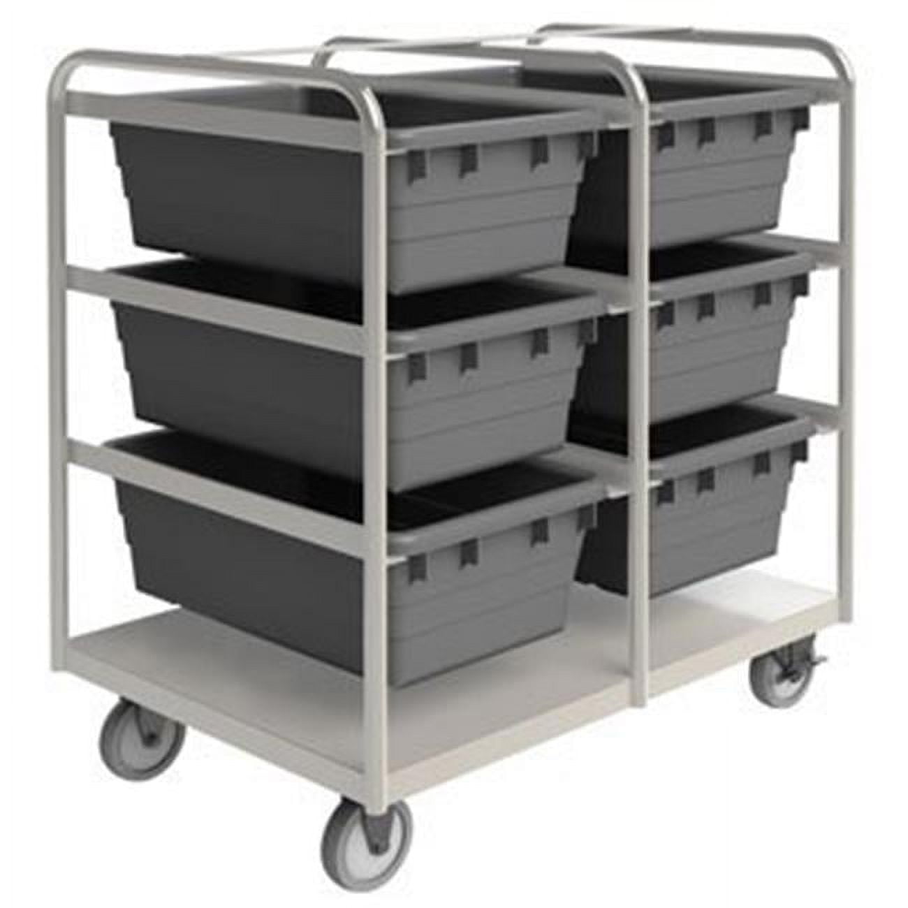 42 in. Stainless Tub Rack Cart - 600 lbs
